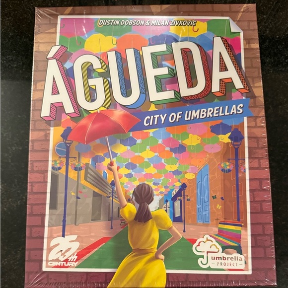 NWT Águeda: City of Umbrellas, Strategy Board Game for 1 to 5 Players Ages 10+ - Picture 4 of 9